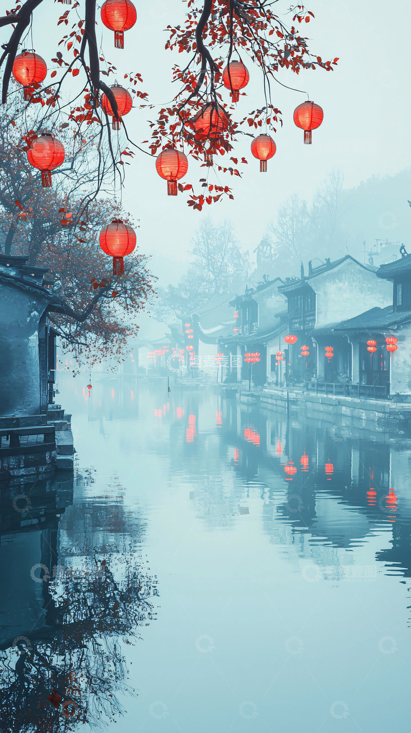 高清大图下载【趣麦麦图】水墨江南