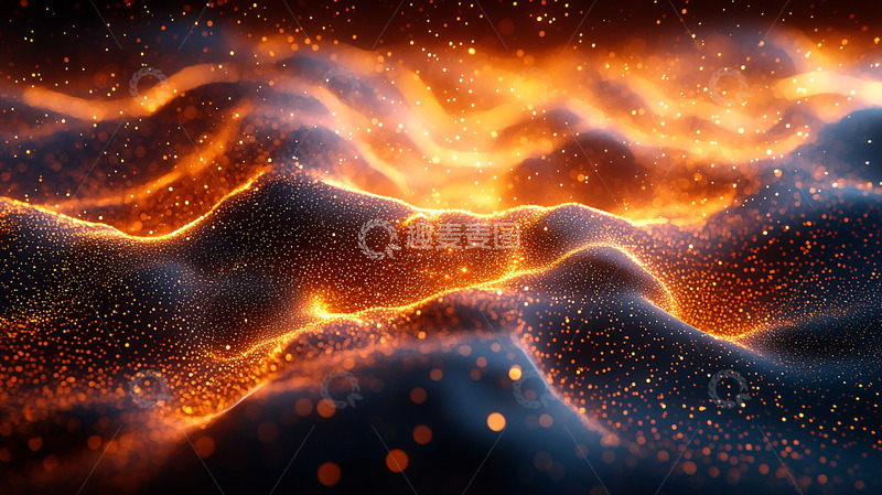 高清大图下载【趣麦麦图】燃烧的火焰云