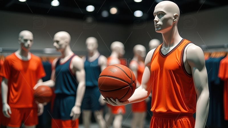 高清大图下载【趣麦麦图】运动装人体模型展示