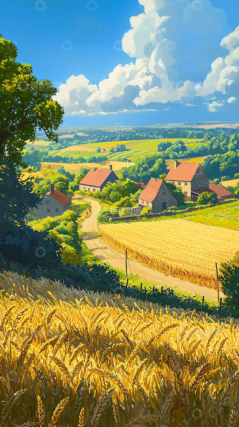 高清大图下载【趣麦麦图】田园风光53