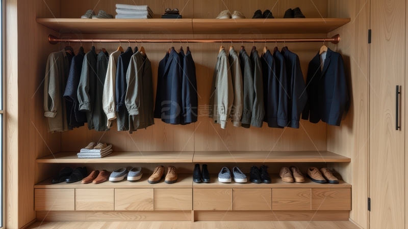 高清大图下载【趣麦麦图】服装与鞋类综合陈列展示