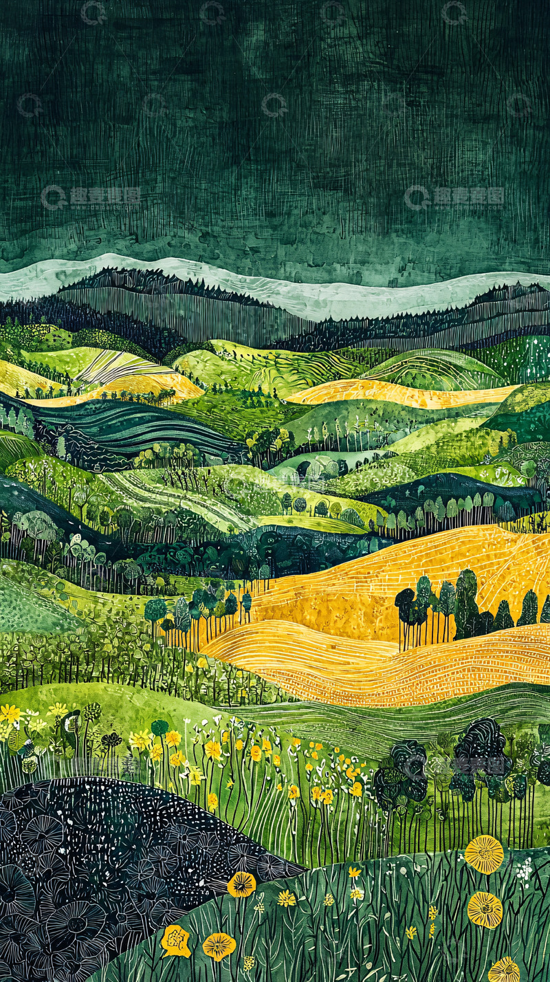 高清大图下载【趣麦麦图】绿色田园风光