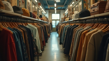 服装店的综合陈列展示