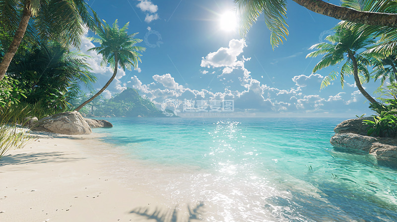 高清大图下载【趣麦麦图】热带海滩风景