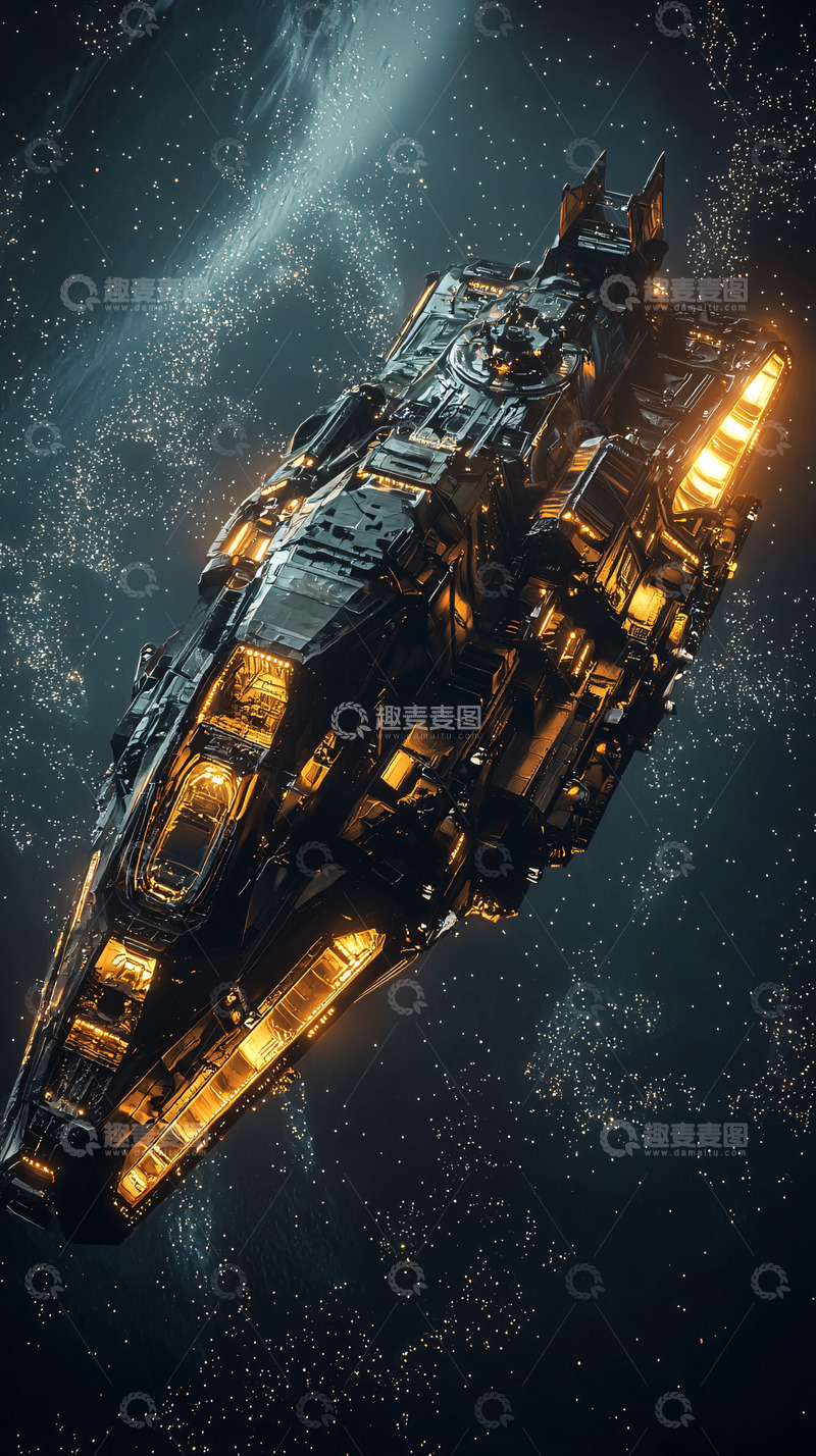 高清大图下载【趣麦麦图】宇宙飞船