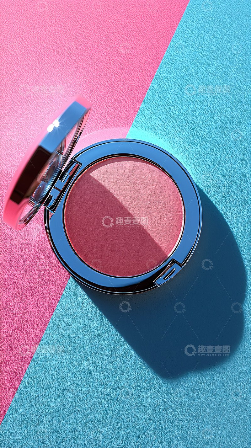 高清大图下载【趣麦麦图】粉色腮红