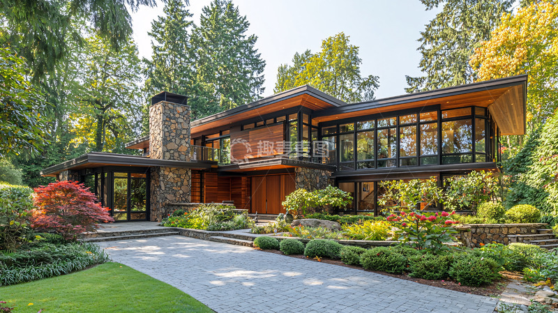 高清大图下载【趣麦麦图】现代风格别墅