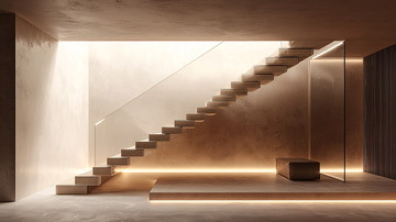 现代简约室内楼梯