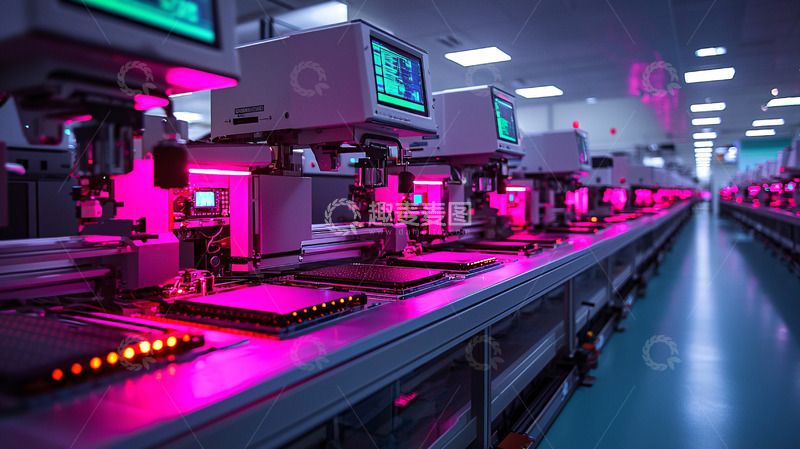 高清大图下载【趣麦麦图】自动化生产线