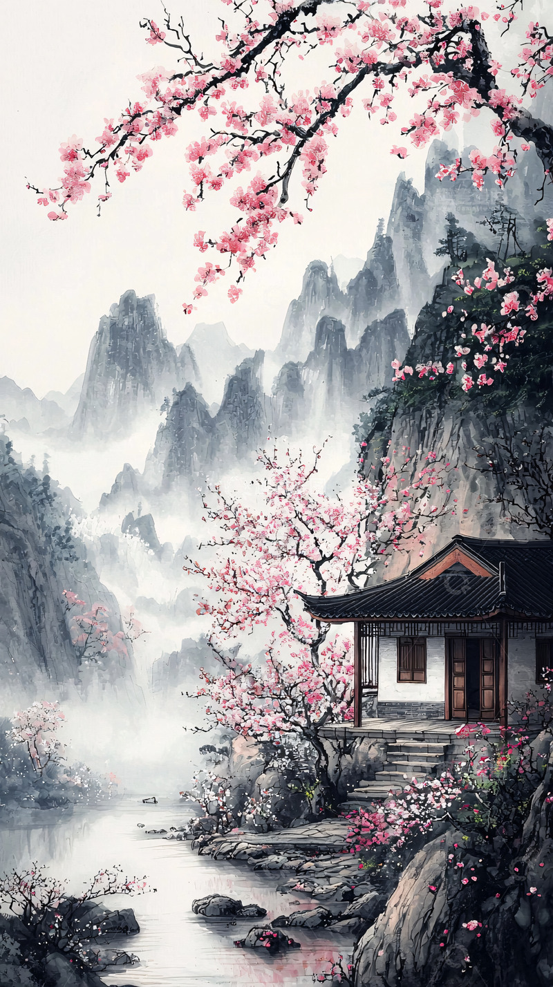 高清大图下载【趣麦麦图】水墨画