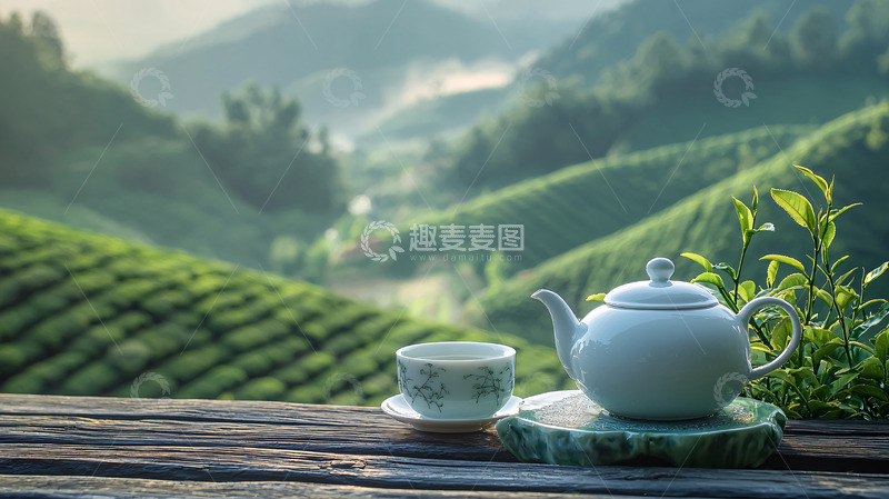 高清大图下载【趣麦麦图】茶园风光