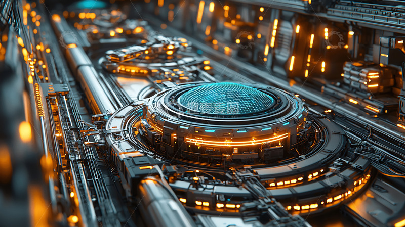 高清大图下载【趣麦麦图】未来科技感工业场景