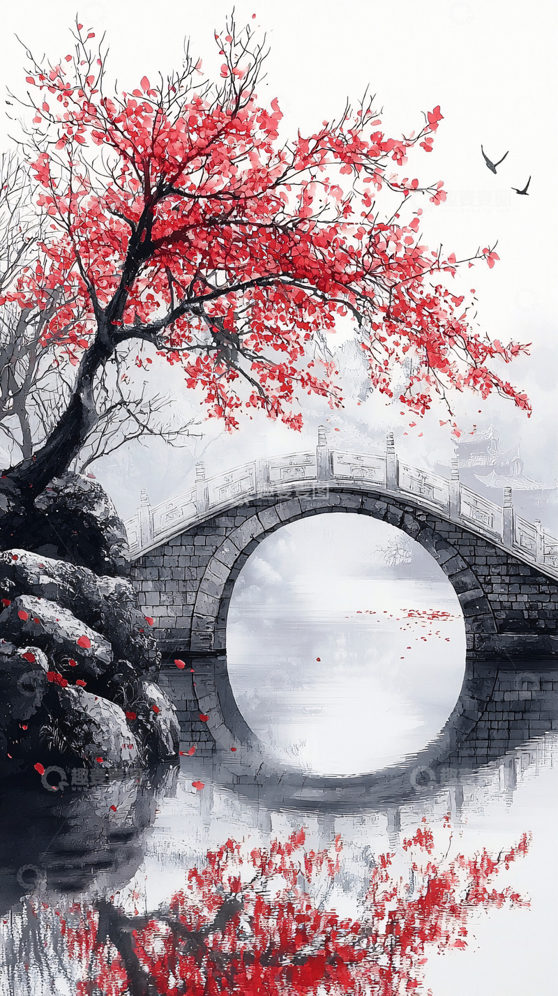 高清大图下载【趣麦麦图】水墨画