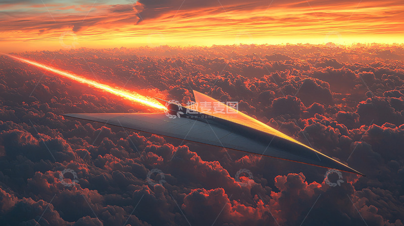 高清大图下载【趣麦麦图】超音速飞机