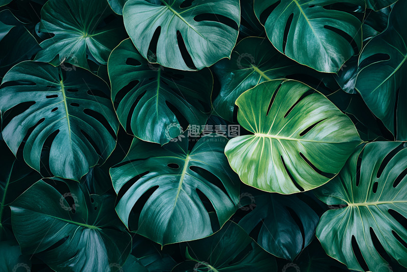 高清大图下载【趣麦麦图】绿植背景图