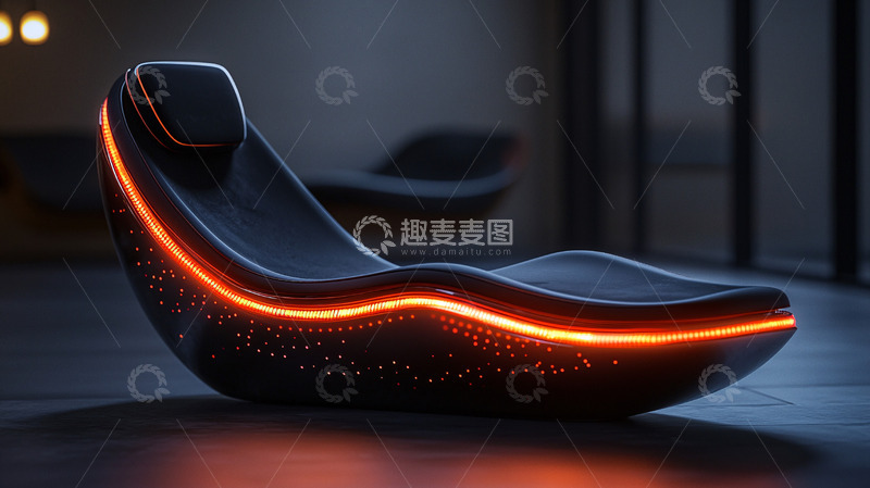 高清大图下载【趣麦麦图】未来感休闲椅