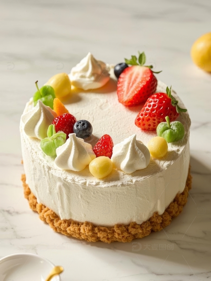 高清大图下载【趣麦麦图】美食甜品甜点蛋糕高清特写1