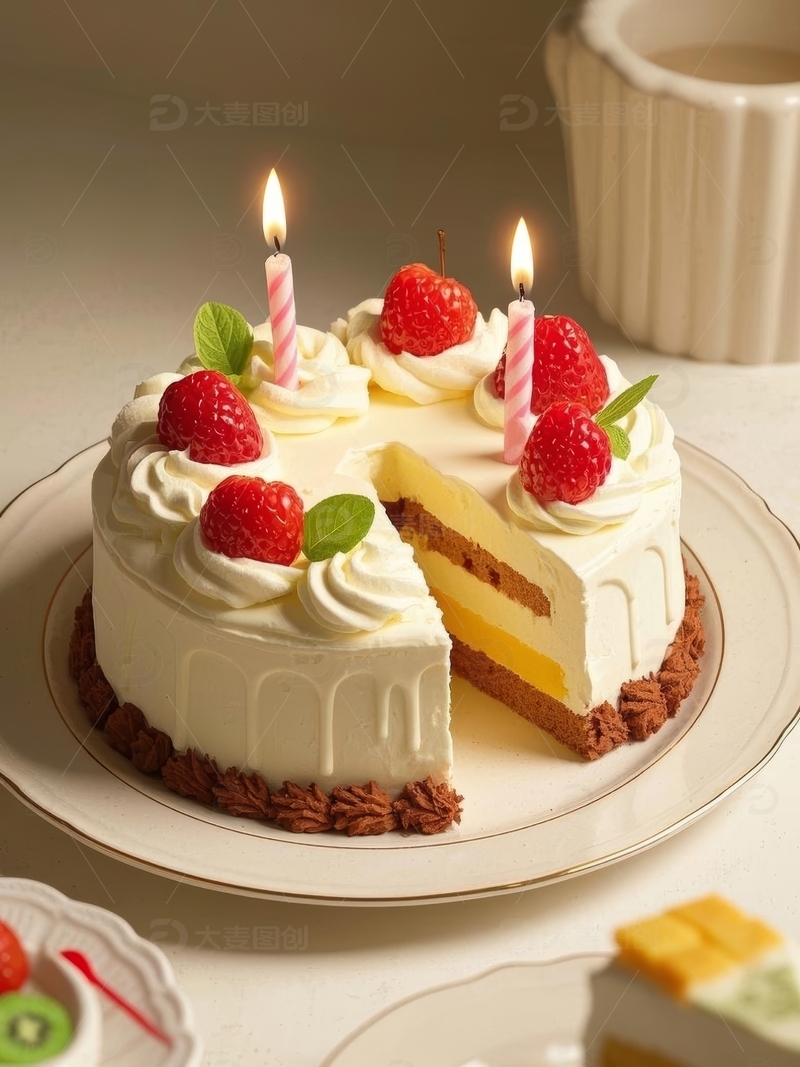 高清大图下载【趣麦麦图】美食甜品甜点蛋糕高清特写3