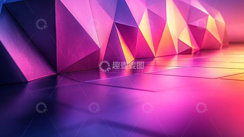 高清大图下载【趣麦麦图】几何抽象背景