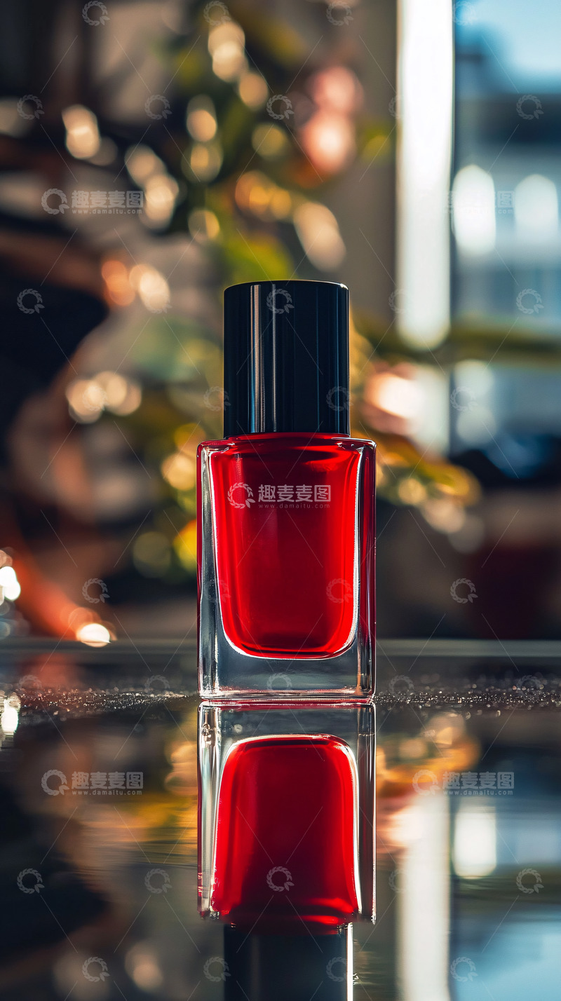 高清大图下载【趣麦麦图】红色指甲油