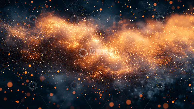 高清大图下载【趣麦麦图】燃烧的宇宙尘埃