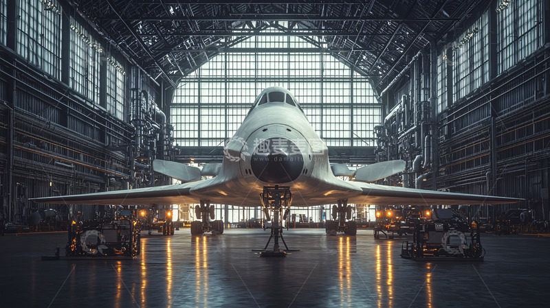 高清大图下载【趣麦麦图】航天飞机机库