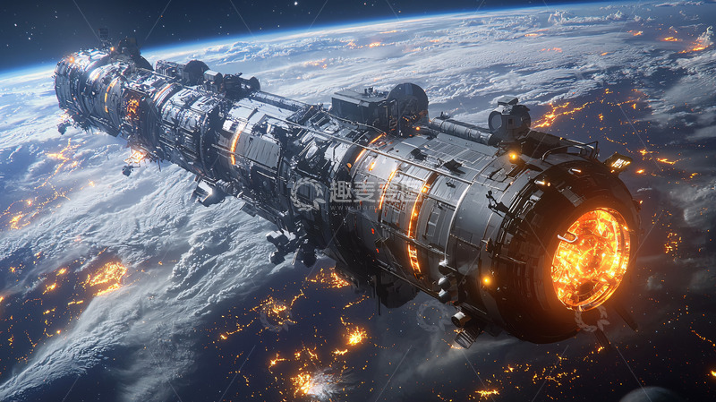 高清大图下载【趣麦麦图】太空战舰
