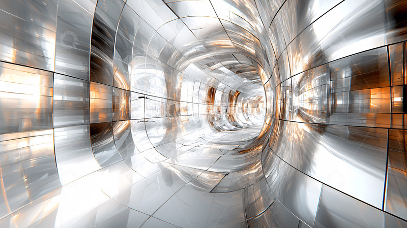 高清大图下载【趣麦麦图】科幻金属未来隧道