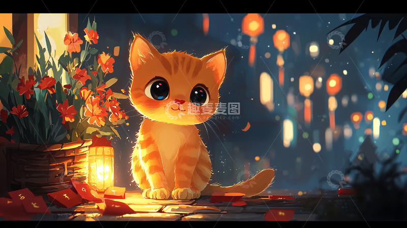 高清大图下载【趣麦麦图】可爱小猫