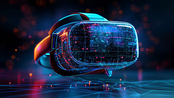 炫酷科技感VR虚拟现实头显