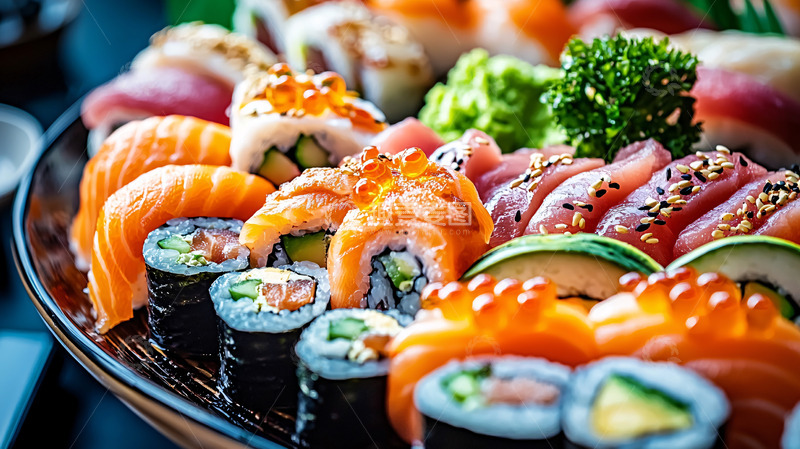 高清大图下载【趣麦麦图】寿司拼盘