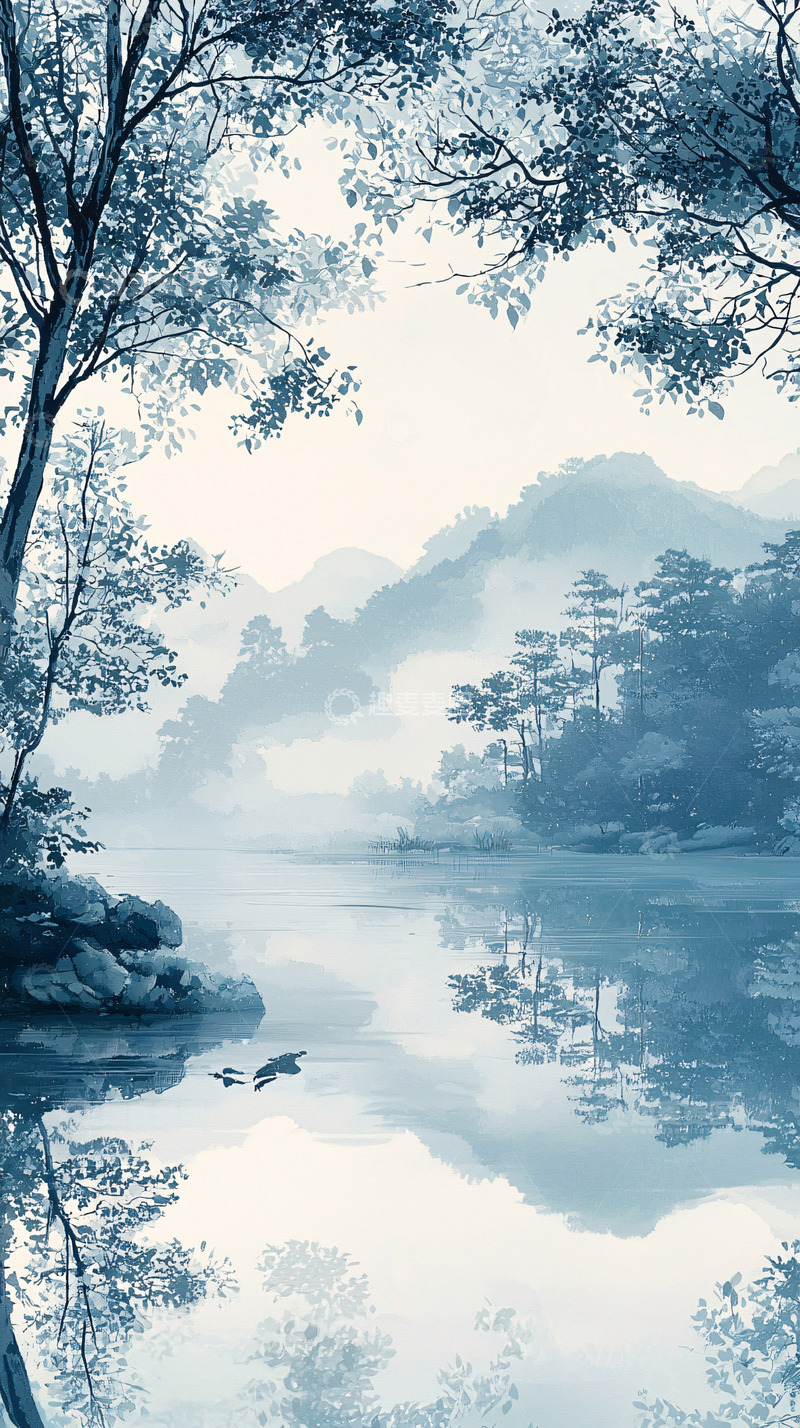 高清大图下载【趣麦麦图】-水墨江南