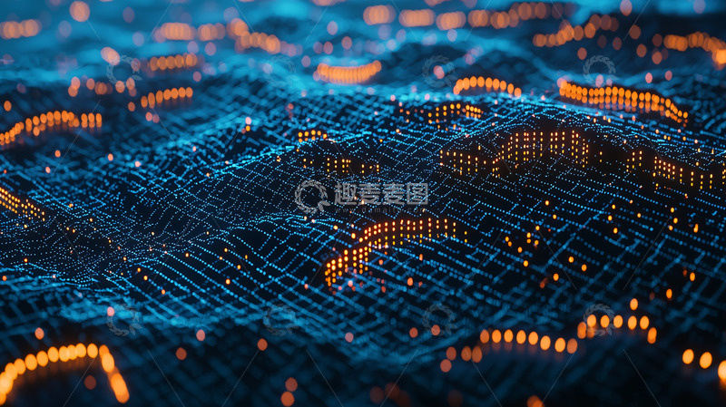 高清大图下载【趣麦麦图】抽象科技背景
