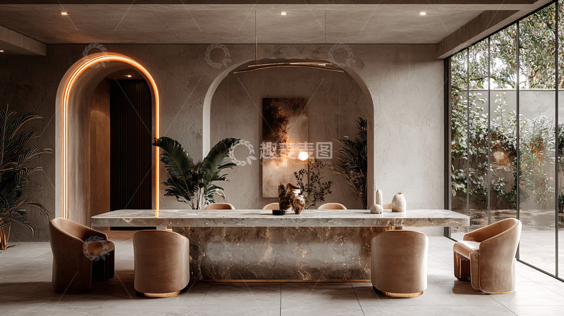 高清大图下载【趣麦麦图】侘寂风室内设计