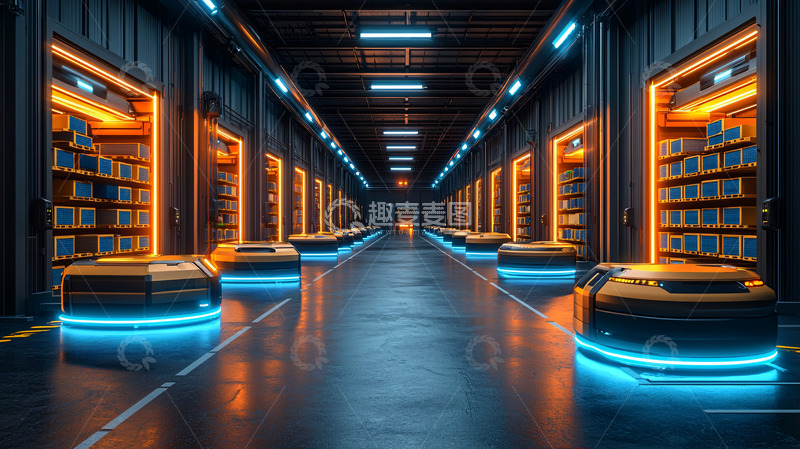 高清大图下载【趣麦麦图】未来科技感仓库