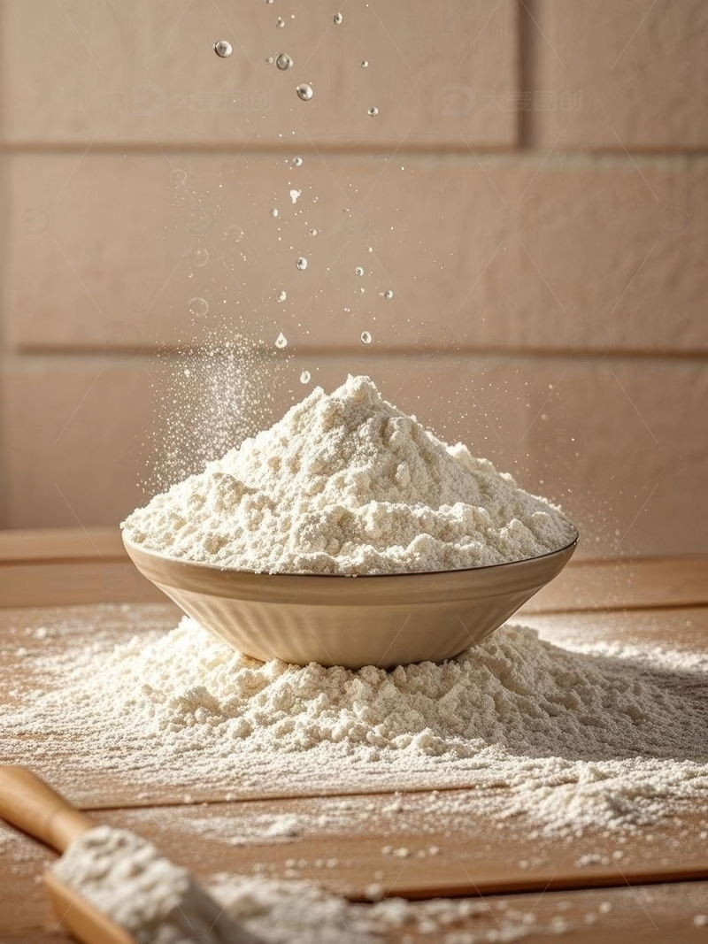 高清大图下载【趣麦麦图】高清美食摄影小麦面粉特写9