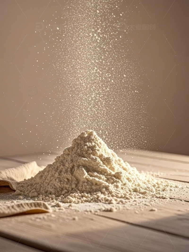 高清大图下载【趣麦麦图】高清美食摄影小麦面粉特写4