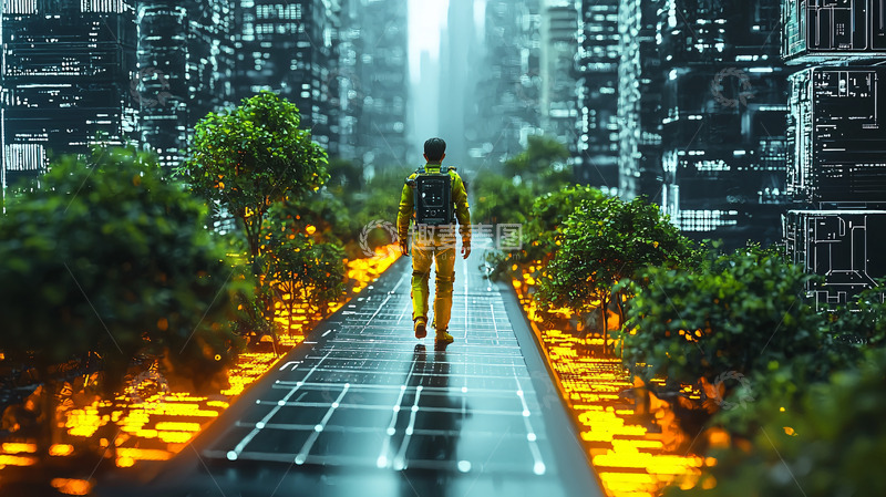 高清大图下载【趣麦麦图】未来城市