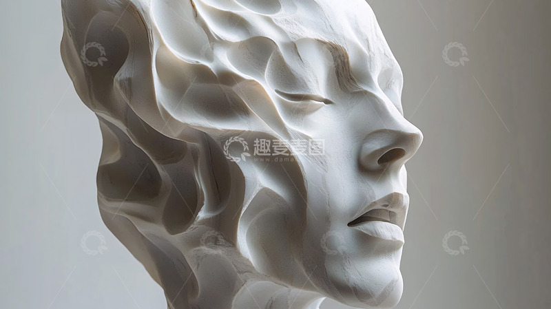 高清大图下载【趣麦麦图】抽象雕塑