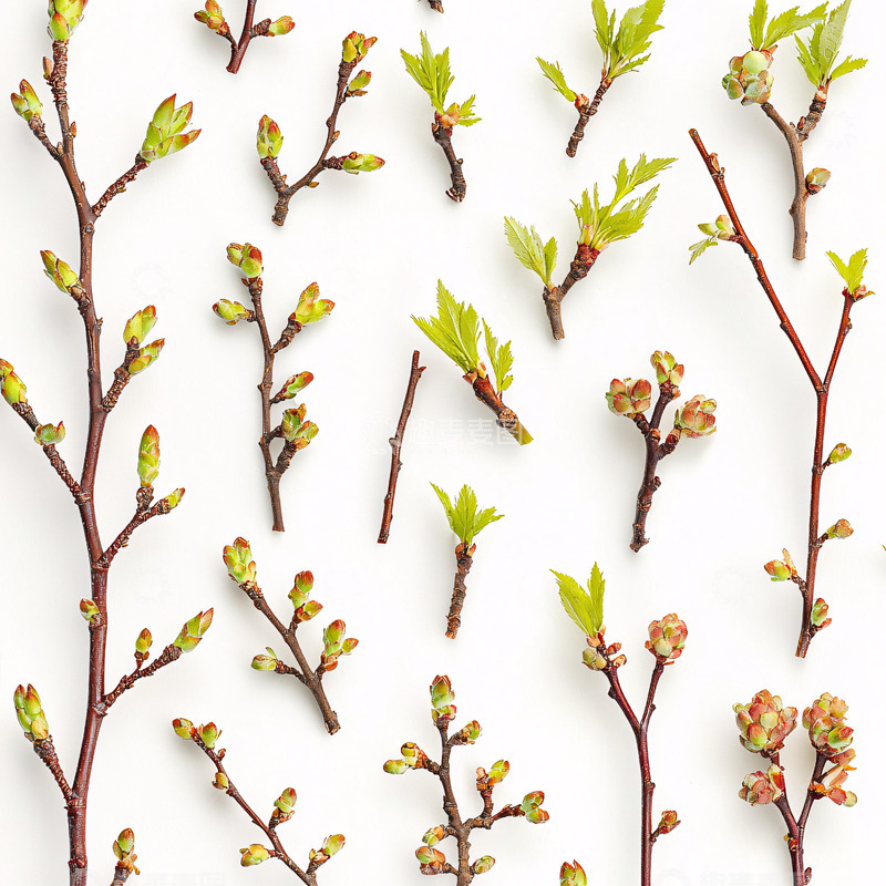 高清大图下载【趣麦麦图】春天枝条