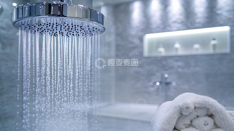 高清大图下载【趣麦麦图】高端大气淋浴喷头