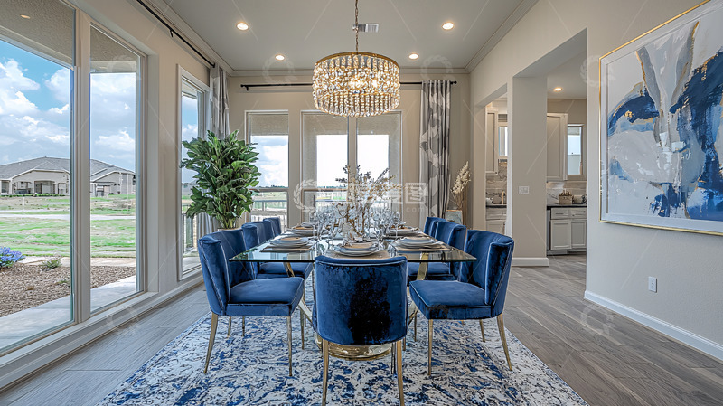 高清大图下载【趣麦麦图】现代简约风格餐厅