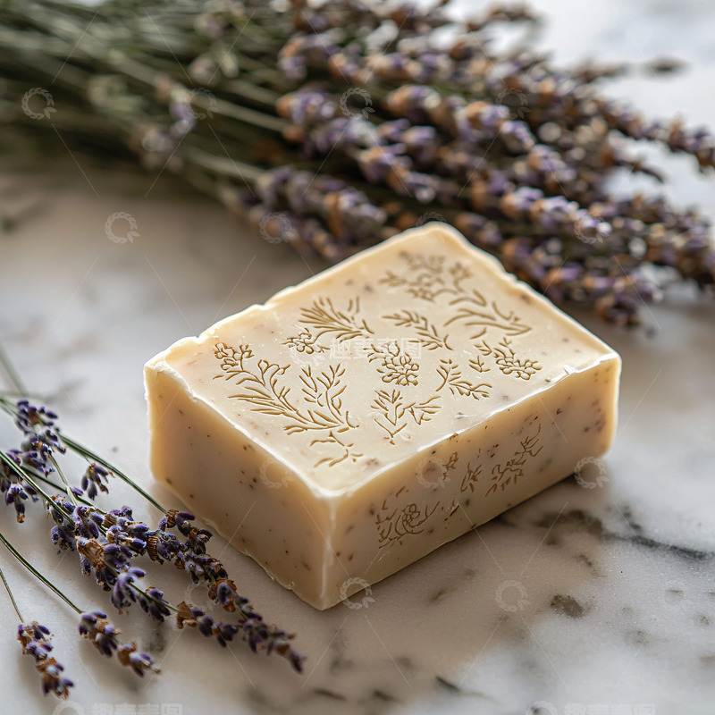 高清大图下载【趣麦麦图】手工皂与薰衣草