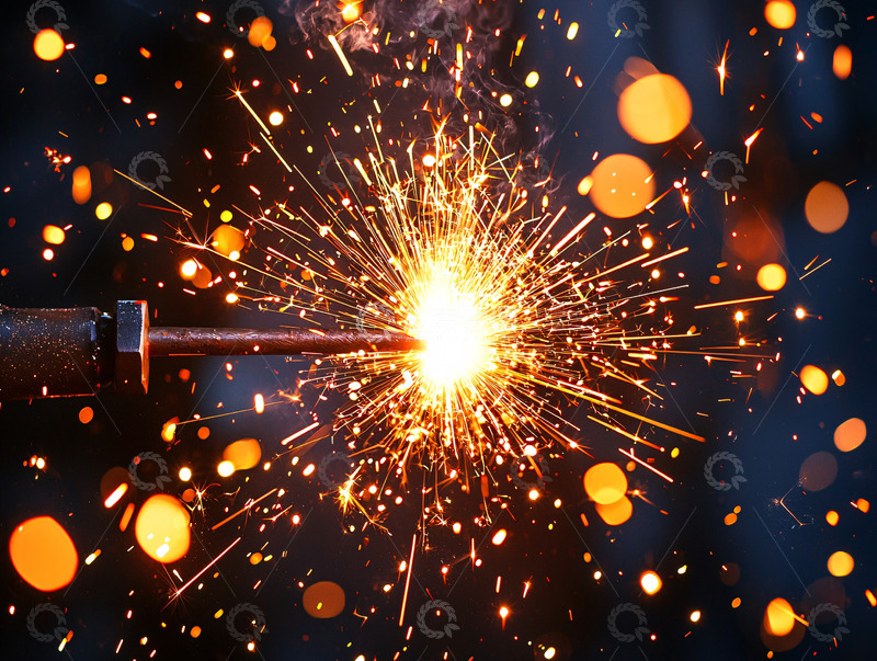 高清大图下载【趣麦麦图】电焊火花