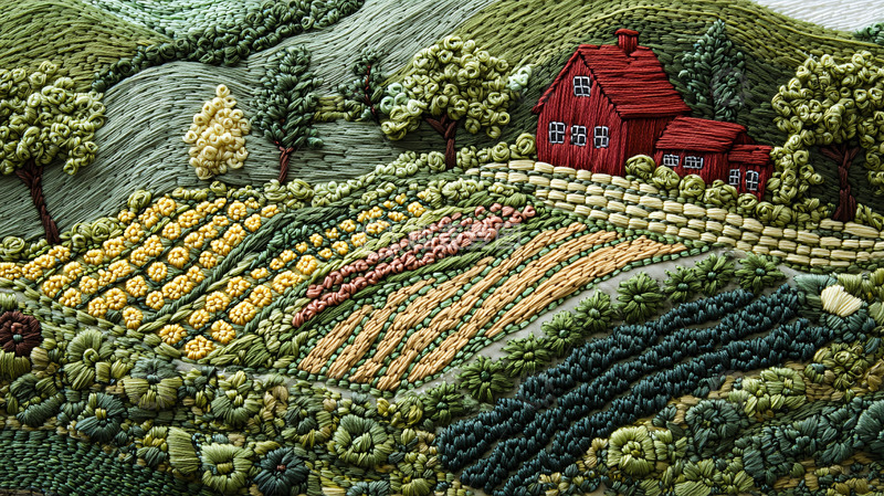 高清大图下载【趣麦麦图】乡村田园风光