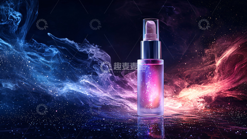 高清大图下载【趣麦麦图】梦幻宇宙喷雾瓶