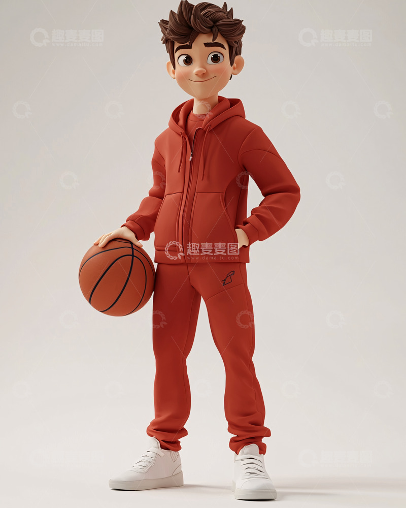 高清大图下载【趣麦麦图】卡通男孩
