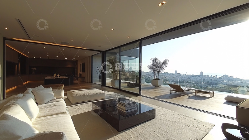 高清大图下载【趣麦麦图】现代简约风格大宅客厅