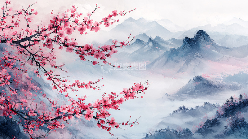 高清大图下载【趣麦麦图】水墨画