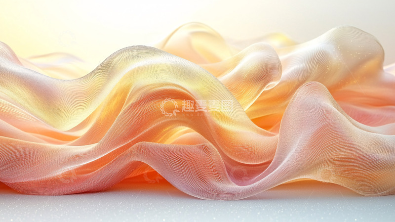 高清大图下载【趣麦麦图】轻柔飘逸的丝绸质感